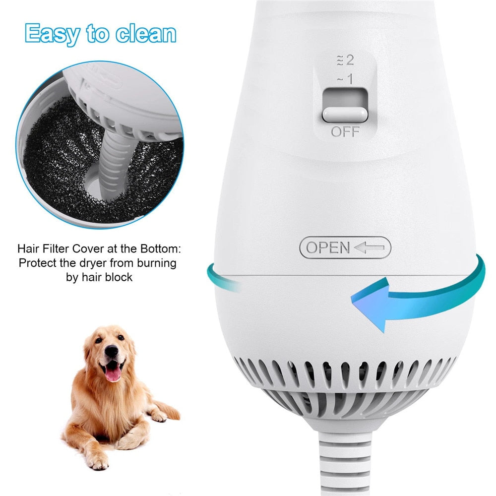 PawYourDay - Portable 2 In 1 Hair Dryer