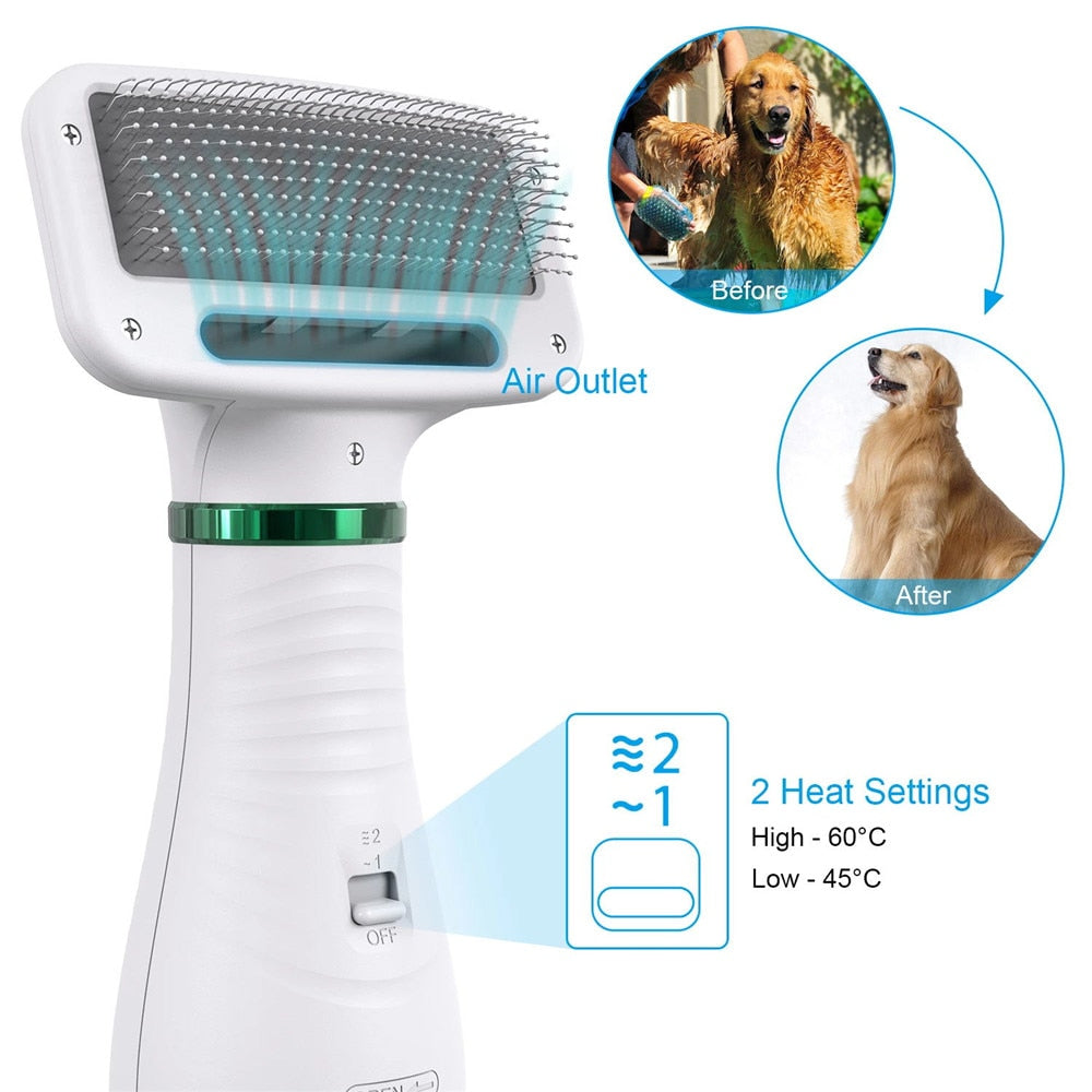 PawYourDay - Portable 2 In 1 Hair Dryer